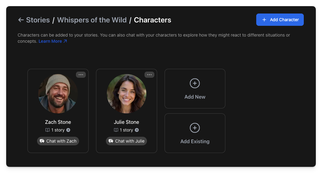 New Character