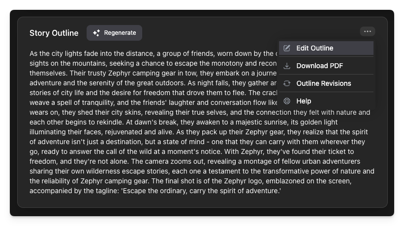 Edit Outline