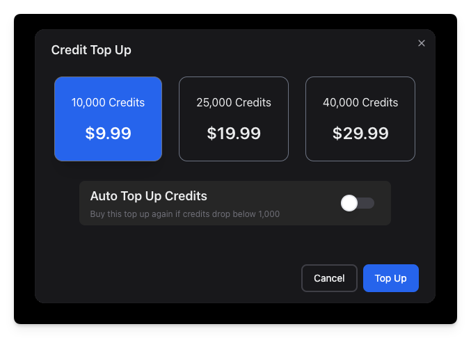 Top Up